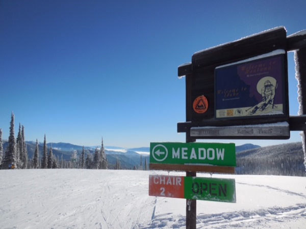 Bitterroot National Forest with snow