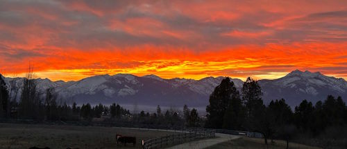 Ranch Sunset Ranch Sunset
