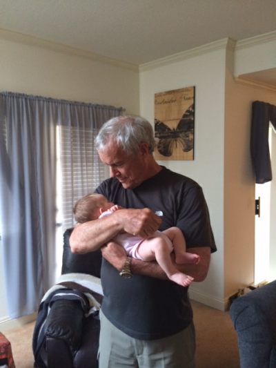 Holding my Grand Daughter